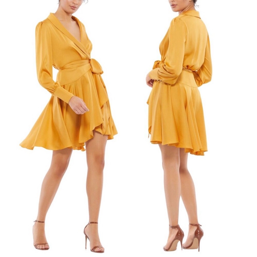 Mac Duggal Wrap Dress